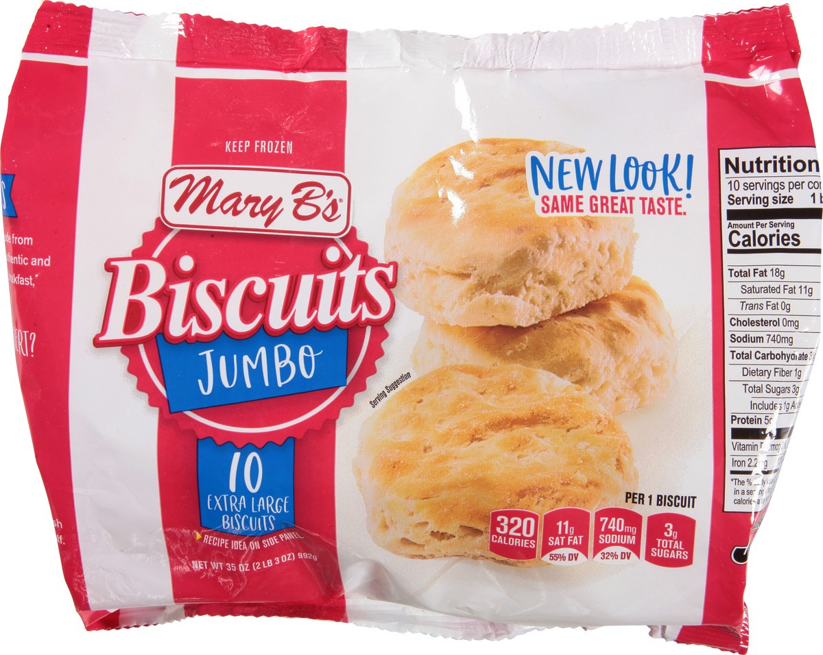 slide 3 of 9, Mary B's Jumbo Biscuits, 10 ct