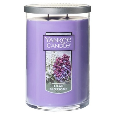 slide 1 of 1, Yankee Candle Lilac Blossoms Pillar Candle , 22 oz