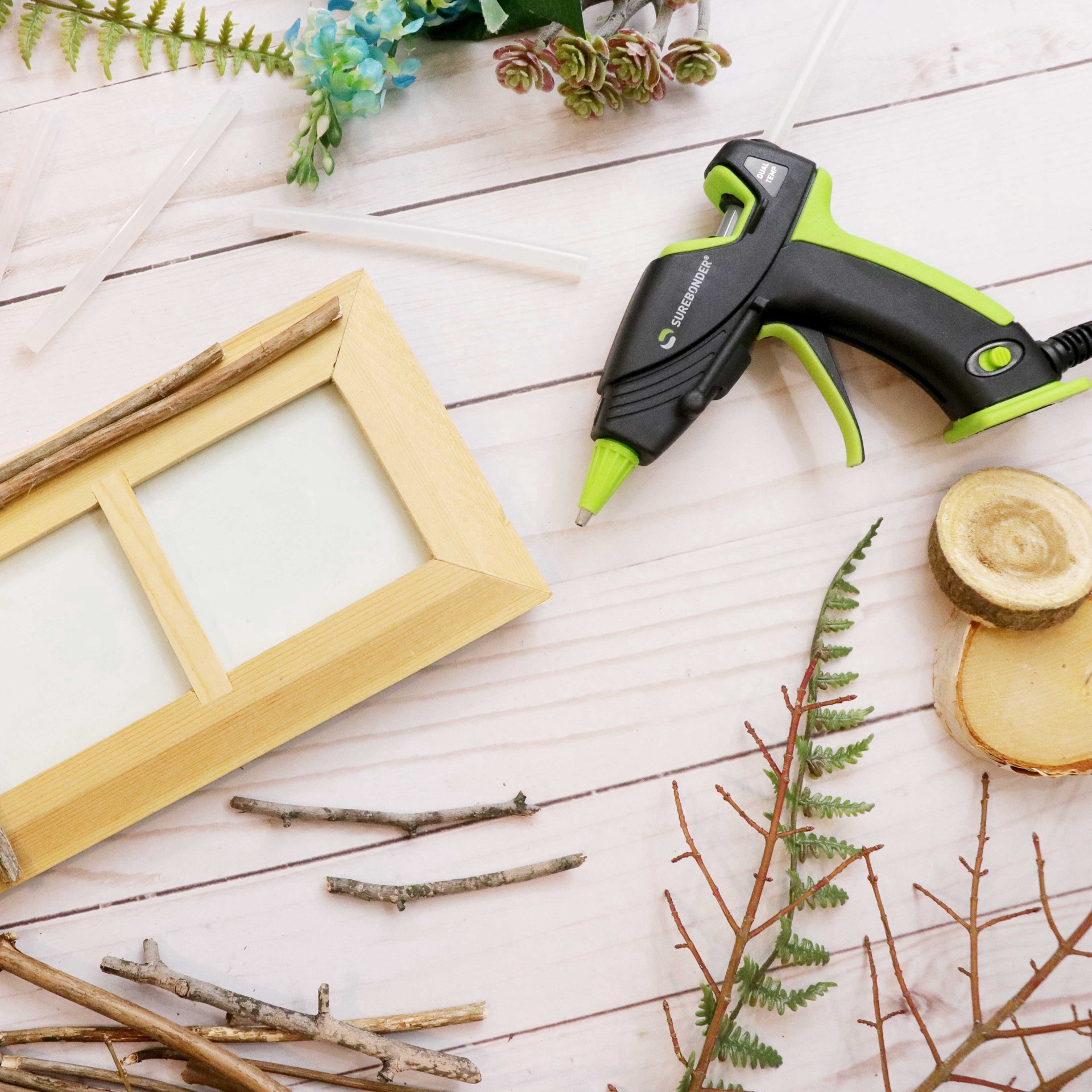 slide 5 of 6, Surebonder Ultra Mini Size Dual Temp Glue Gun, 20 watts