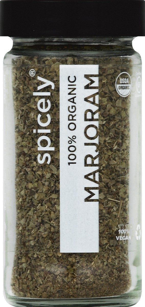 slide 2 of 2, Spicely Organic Spices Marjoram 0.5 oz, 0.5 oz