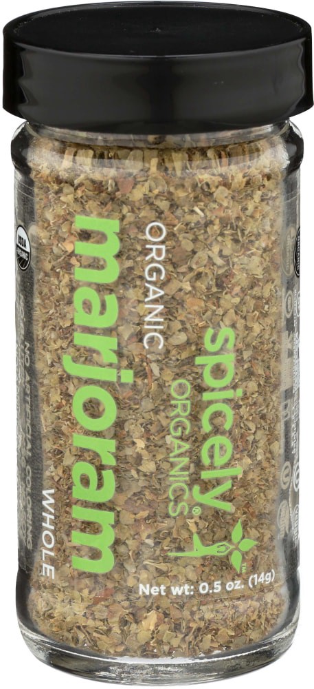 slide 1 of 2, Spicely Organic Spices Marjoram 0.5 oz, 0.5 oz