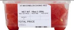 Harris Teeter Teeter Watermelon Chunks 16 oz