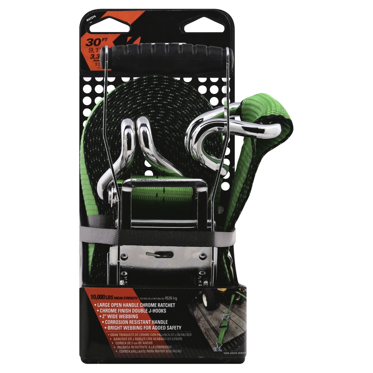 slide 2 of 7, Keeper Tie Down Strap 1 ea, 1 ct