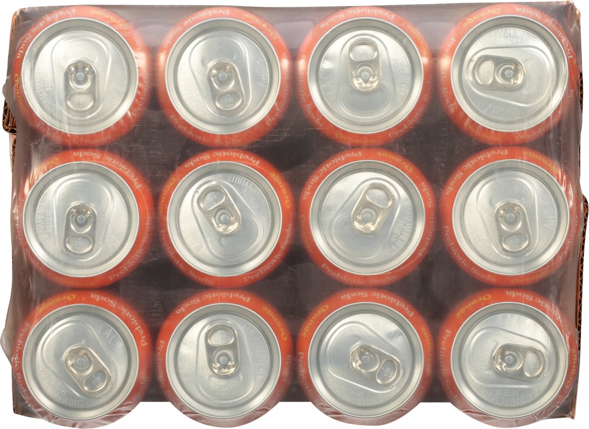 slide 4 of 9, Poppi Orange Prebiotic Soda 12 - 12 fl oz Cans, 12 ct