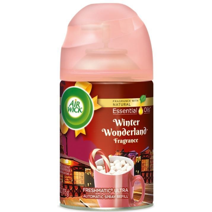 slide 1 of 1, Air Wick Freshmatic Ultra Refill Essential Oils Winter Wonderland, 6.17 fl oz