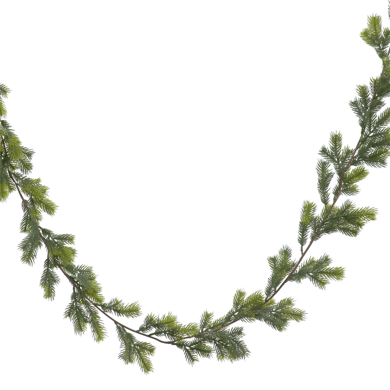 slide 2 of 2, 6ft. Two-Tone Green Pine Garland By Ashland, 6 ft