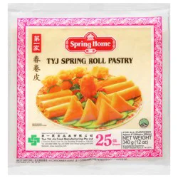 Spring Home TYJ Spring Roll Pastry 25 ct