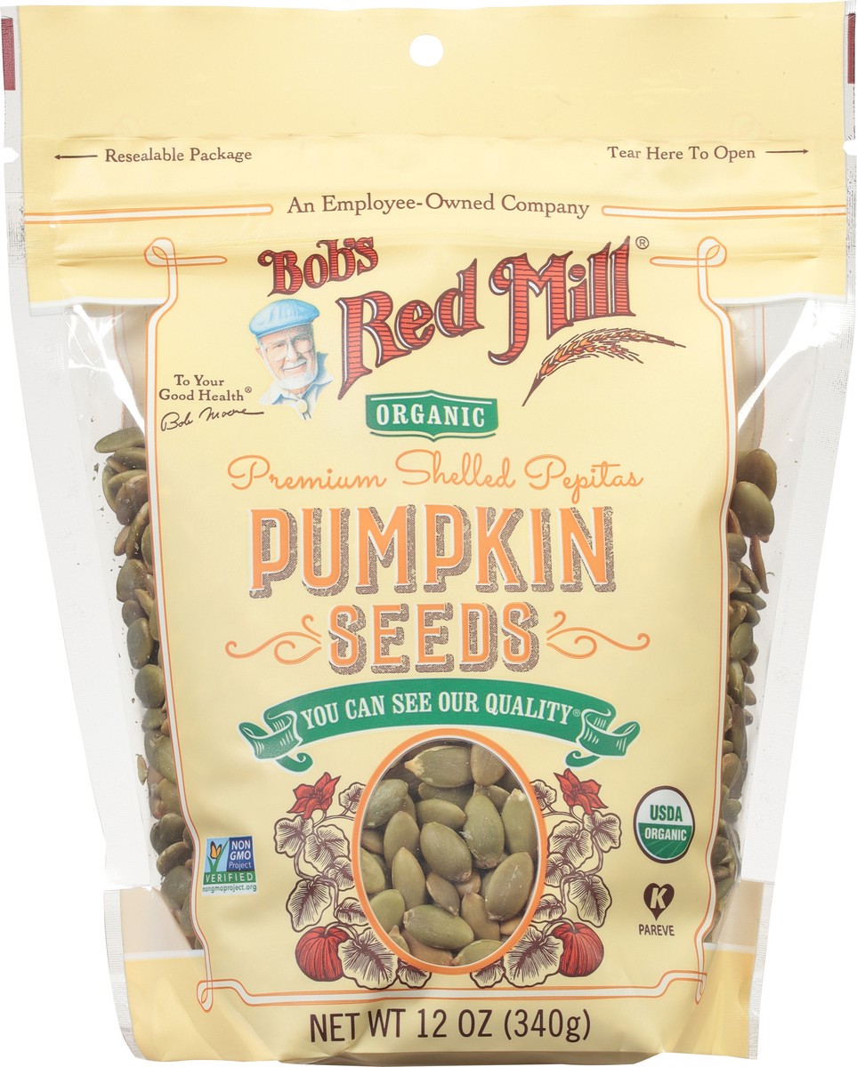 slide 8 of 9, Bob's Red Mill Organic Gluten Free Pumpkin Seeds, 1 ct