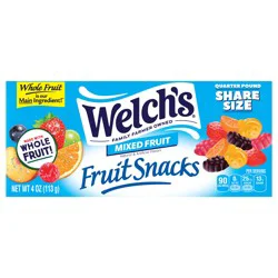 Welch's Fruit Snacks Mixed Fruit 4 oz