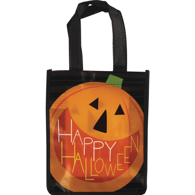 slide 1 of 1, SPOOKY VILLAGE Laminated Treat Bag 8X10In, 1 ct