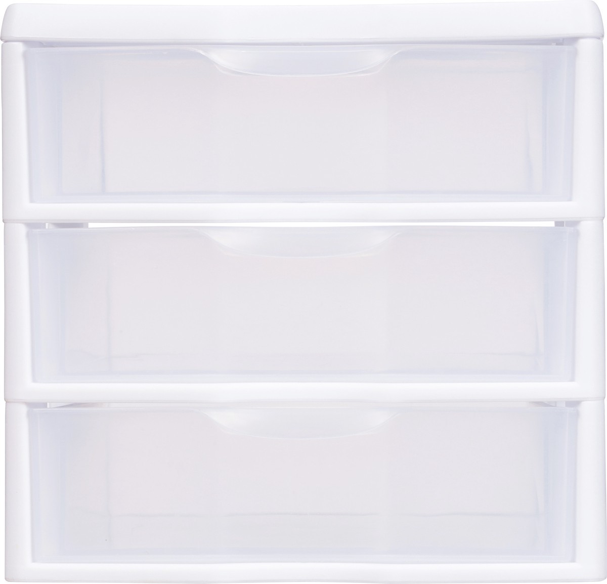 slide 8 of 12, Sterilite White 3 Drawers 1 ea, 8.5 in x 7.25 in x 6.9 in