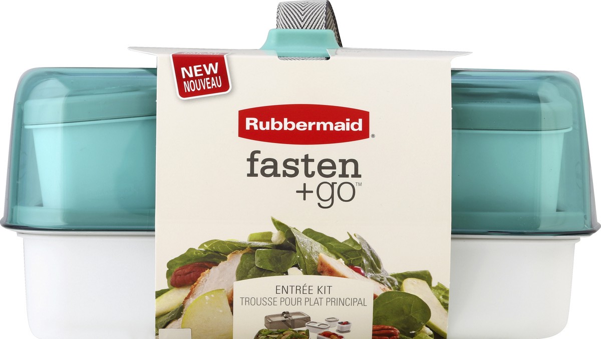 slide 4 of 4, Rubbermaid Fasten + Go Entree Kit, Colors May Vary, 1 ct