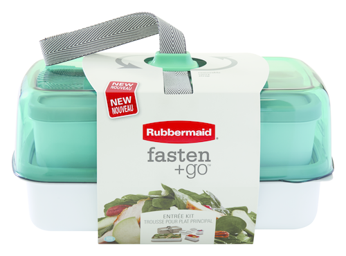 slide 1 of 4, Rubbermaid Fasten + Go Entree Kit, Colors May Vary, 1 ct