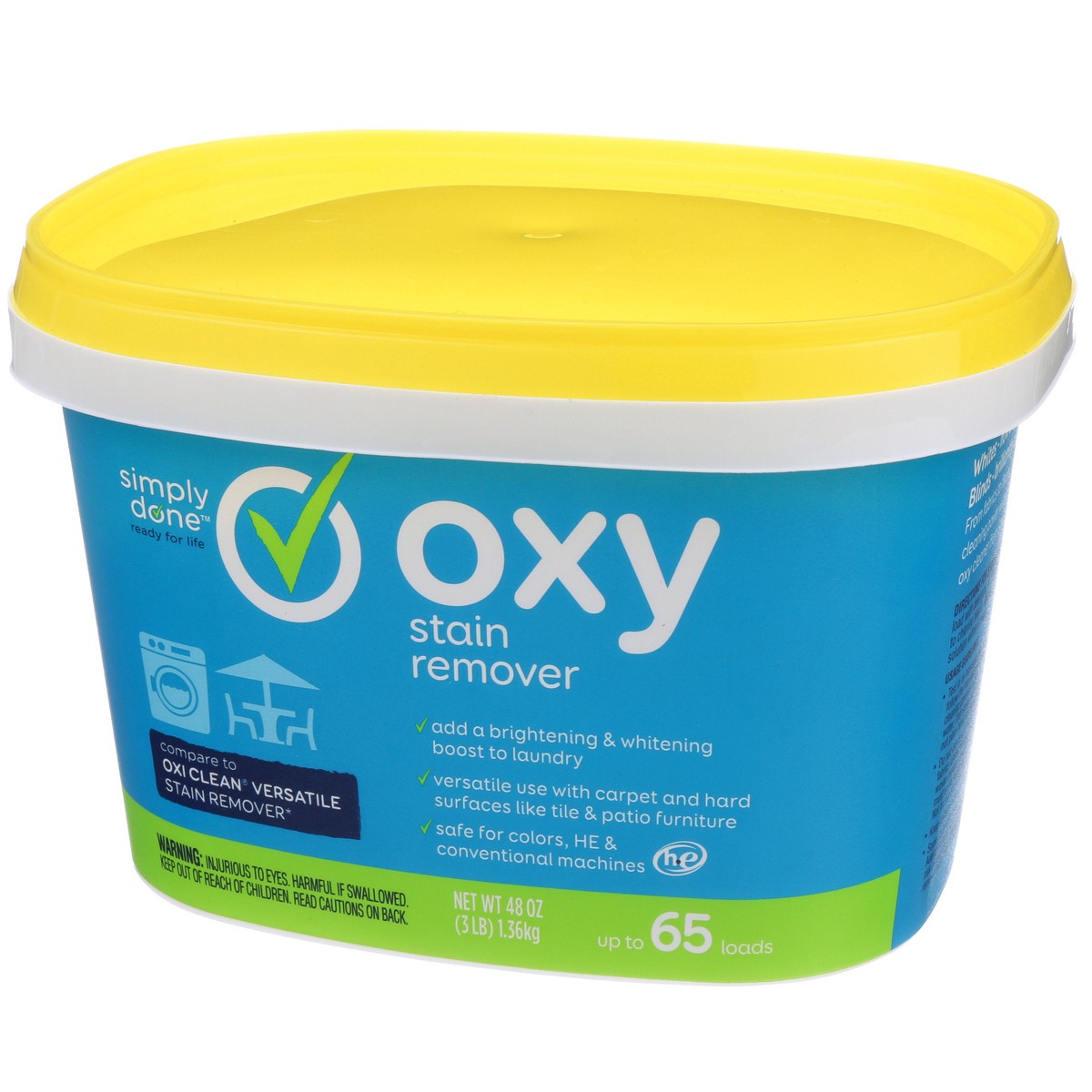 slide 4 of 8, Simply Done Stain Remover, Oxy, 3 lb