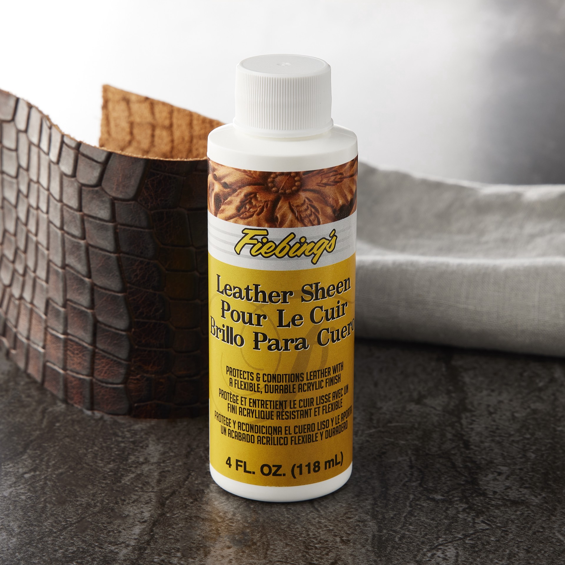 slide 2 of 2, Fiebing's Leather Sheen, 4 fl oz