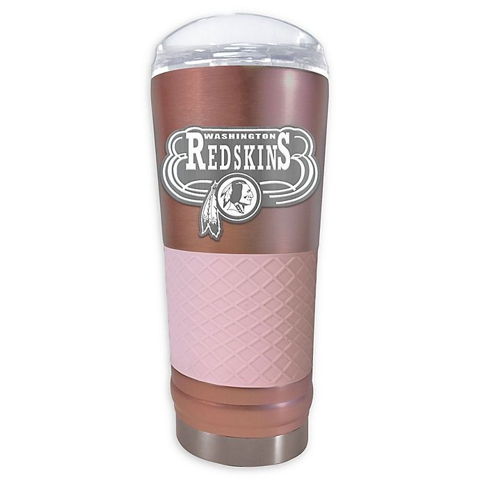 slide 1 of 1, NFL Washington Redskins Rose Gold Draft Vacuum-Insulated Tumbler, 24 oz