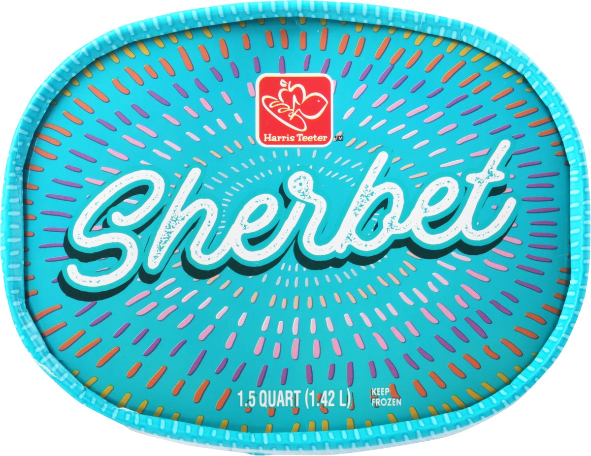 slide 8 of 10, Harris Teeter Sherbet - Orange, 48 oz