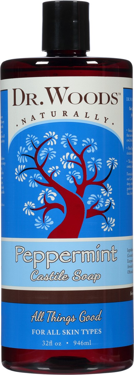 slide 12 of 12, Dr. Woods Peppermint Castile Soap 32 fl oz, 32 fl oz
