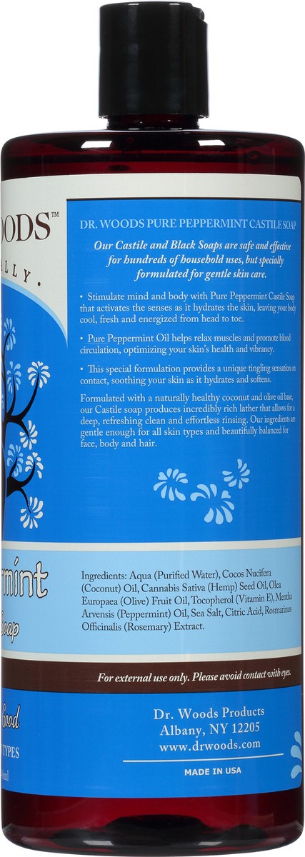 slide 6 of 12, Dr. Woods Peppermint Castile Soap 32 fl oz, 32 fl oz