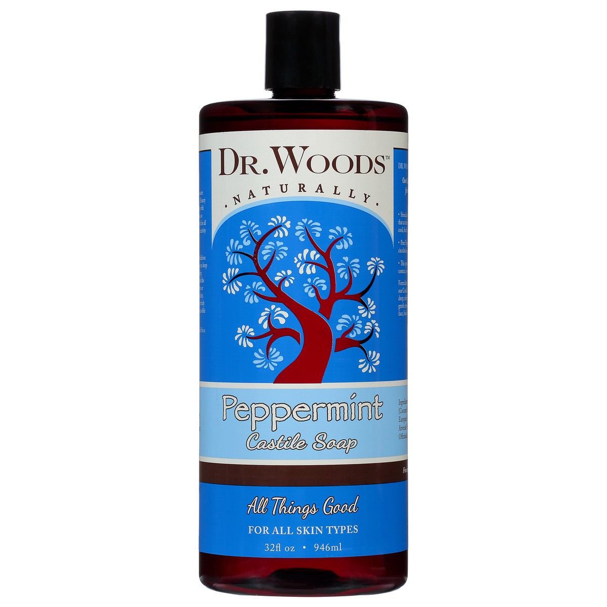 slide 9 of 12, Dr. Woods Peppermint Castile Soap 32 fl oz, 32 fl oz