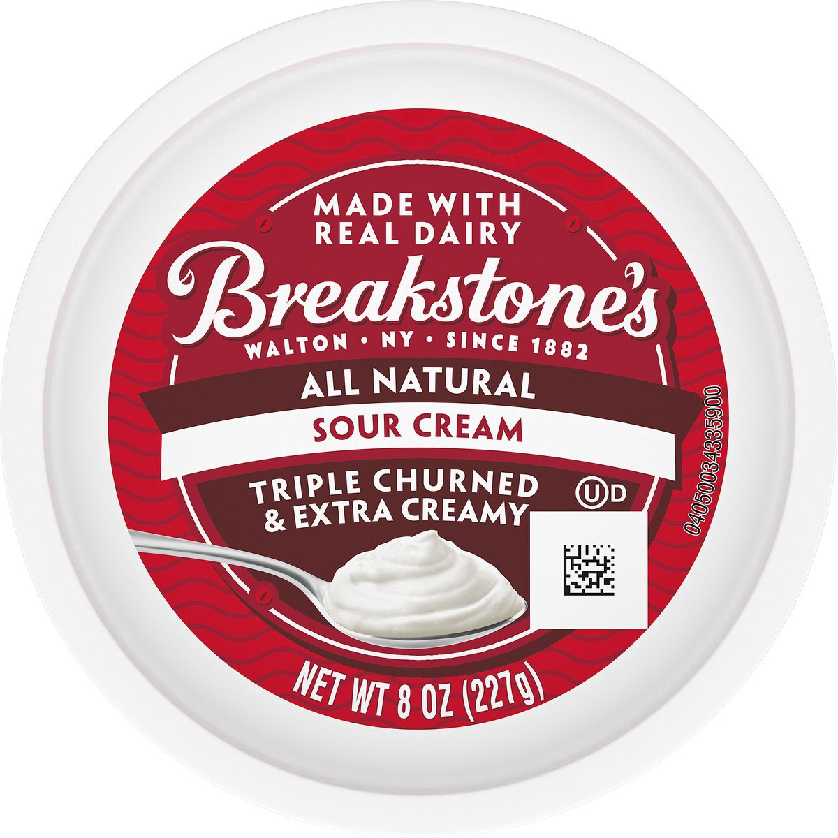 slide 2 of 20, Breakstone's All Natural Sour Cream, 8 oz Tub, 8 oz