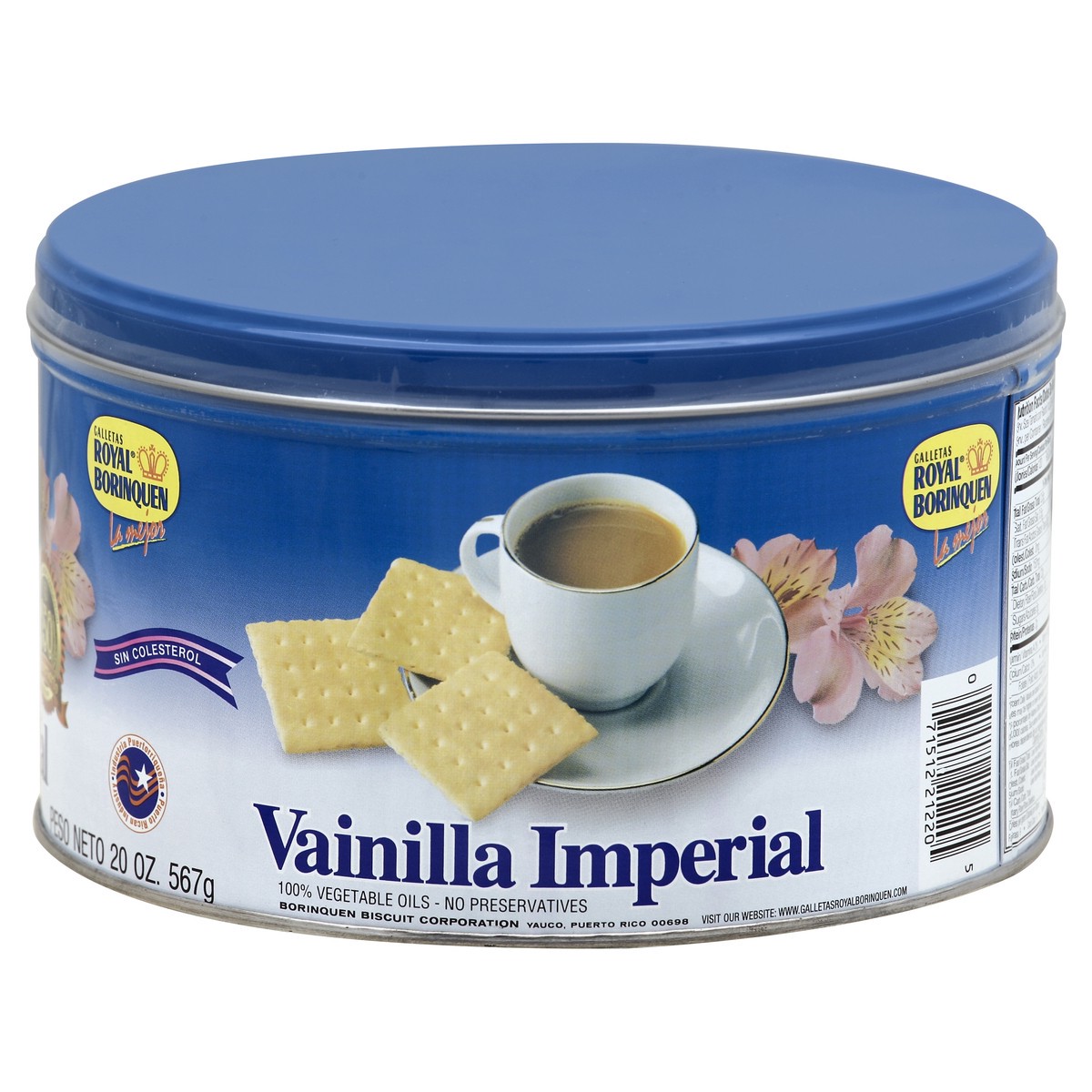 slide 3 of 4, Royal Borinquen Imperial Crackers / Vainilla, 20 oz