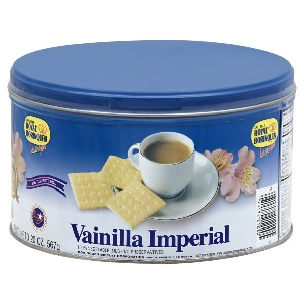 slide 1 of 1, Royal Borinquen Vanilla Imperial Crackers, 20 oz
