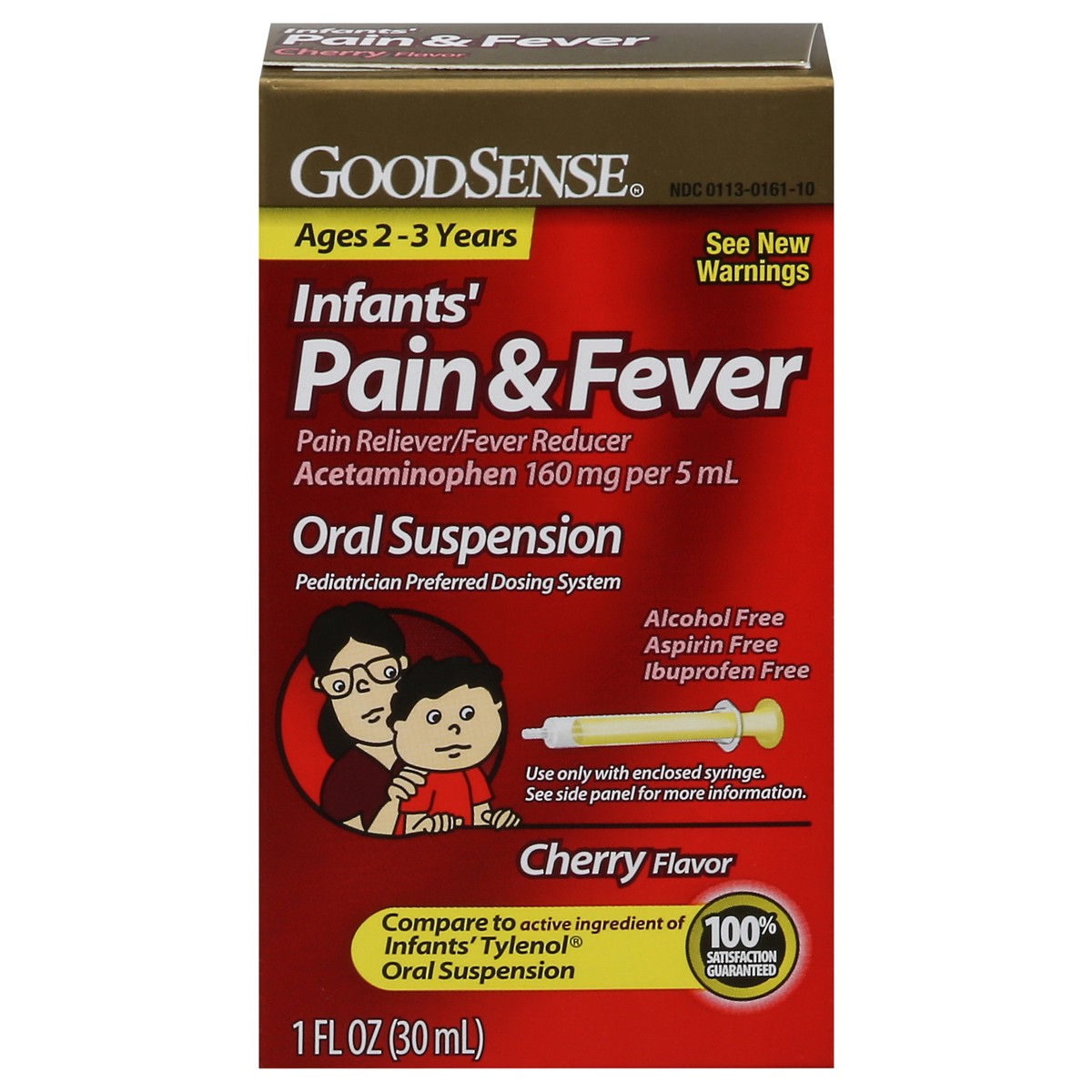 slide 2 of 14, Good Sense Infants Cherry Flavor Pain & Fever 1 fl oz, 1 fl oz