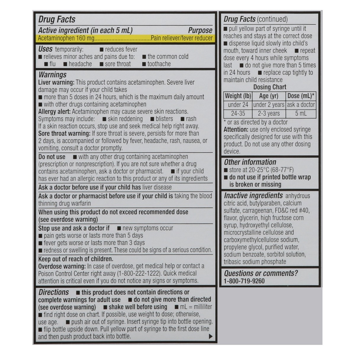 slide 6 of 14, Good Sense Infants Cherry Flavor Pain & Fever 1 fl oz, 1 fl oz