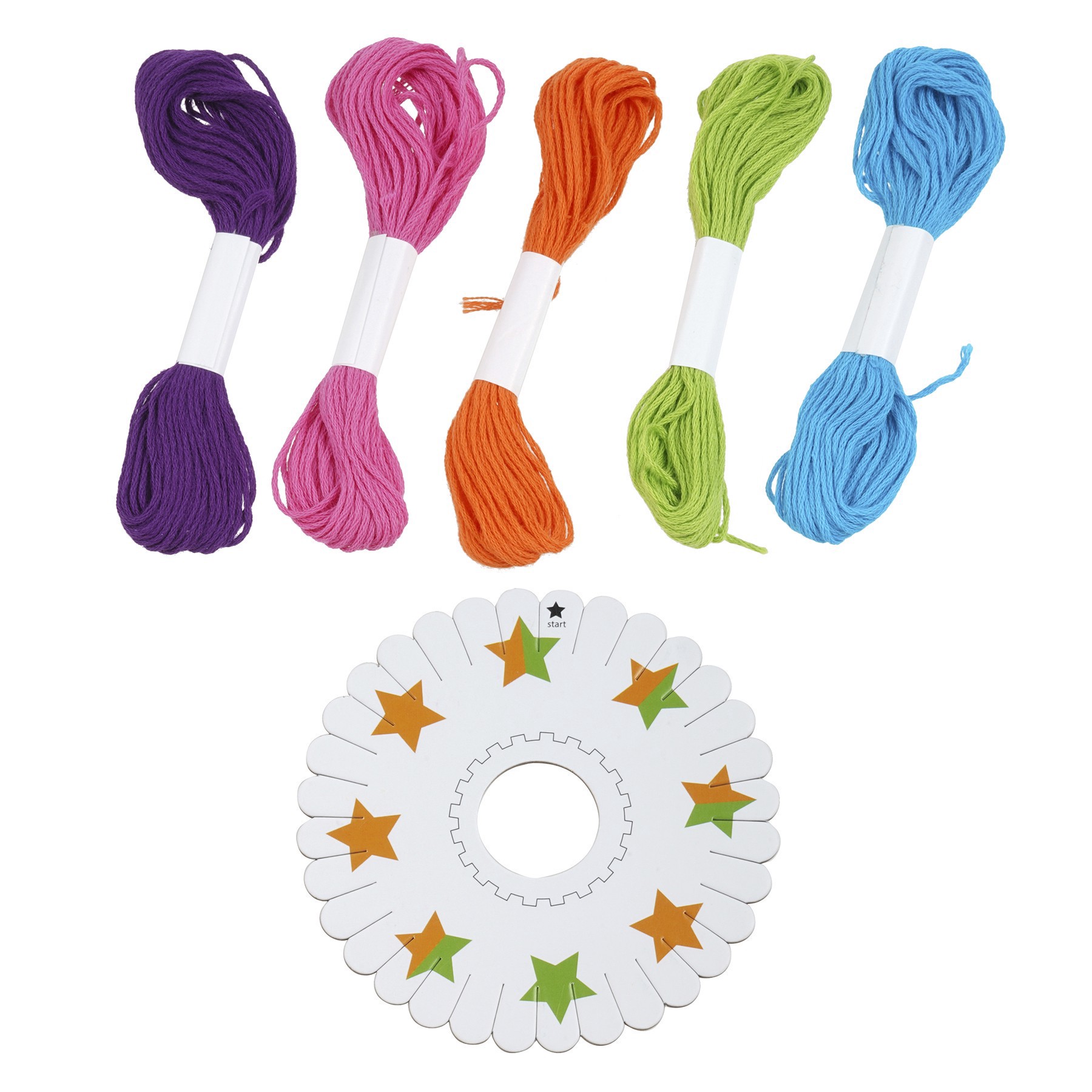 slide 2 of 2, Bright Floss Friendship Bracelet Kit By Creatology, 1 ct