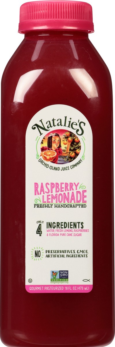 slide 1 of 11, Natalie's Natural Raspberry Lemonade - 16 oz, 16 oz