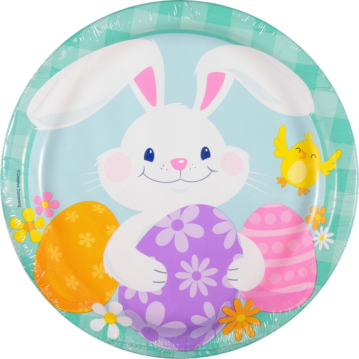 slide 2 of 9, Party Creations Creative Converting Funny Bunny 9In Plate Easter, 8 ct