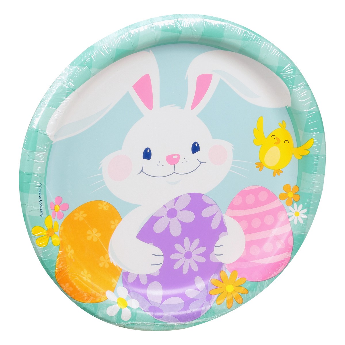 slide 8 of 9, Party Creations Creative Converting Funny Bunny 9In Plate Easter, 8 ct