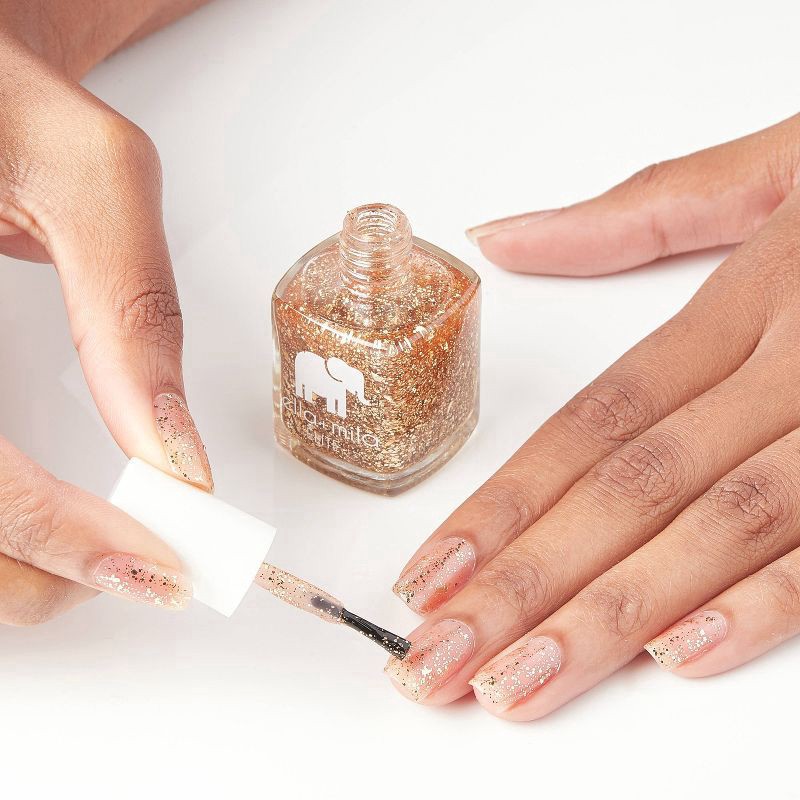 slide 2 of 5, ella+mila Elite Nail Polish Collection - Drippin' Gold - 0.45 fl oz, 0.45 fl oz