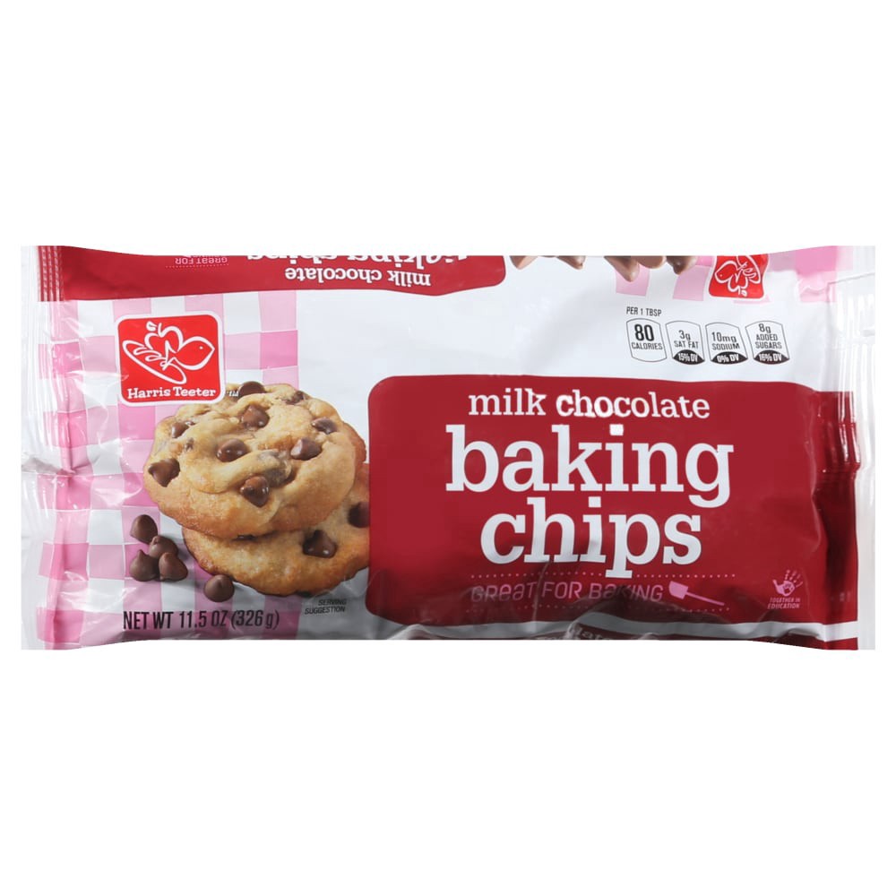 slide 1 of 2, Harris Teeter™ Milk Chocolate Baking Chips, 11.5 oz