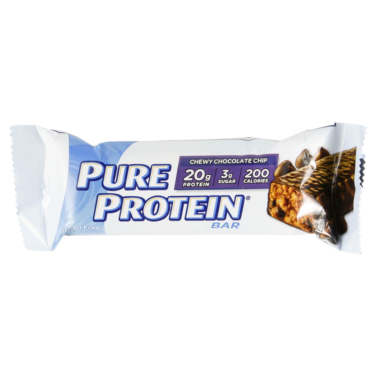 slide 1 of 5, Pure Protein Chewy Chocolate Chip, 50 gram, 6 count, 1.76 oz