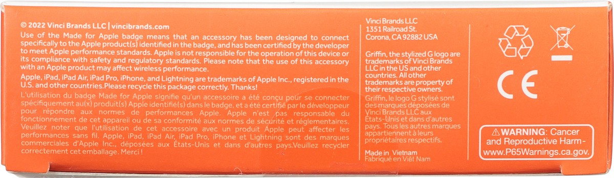 slide 11 of 11, Griffin Bros. Bros. 6 ft Charge/Sync Cable, 1 ea, 1 ct