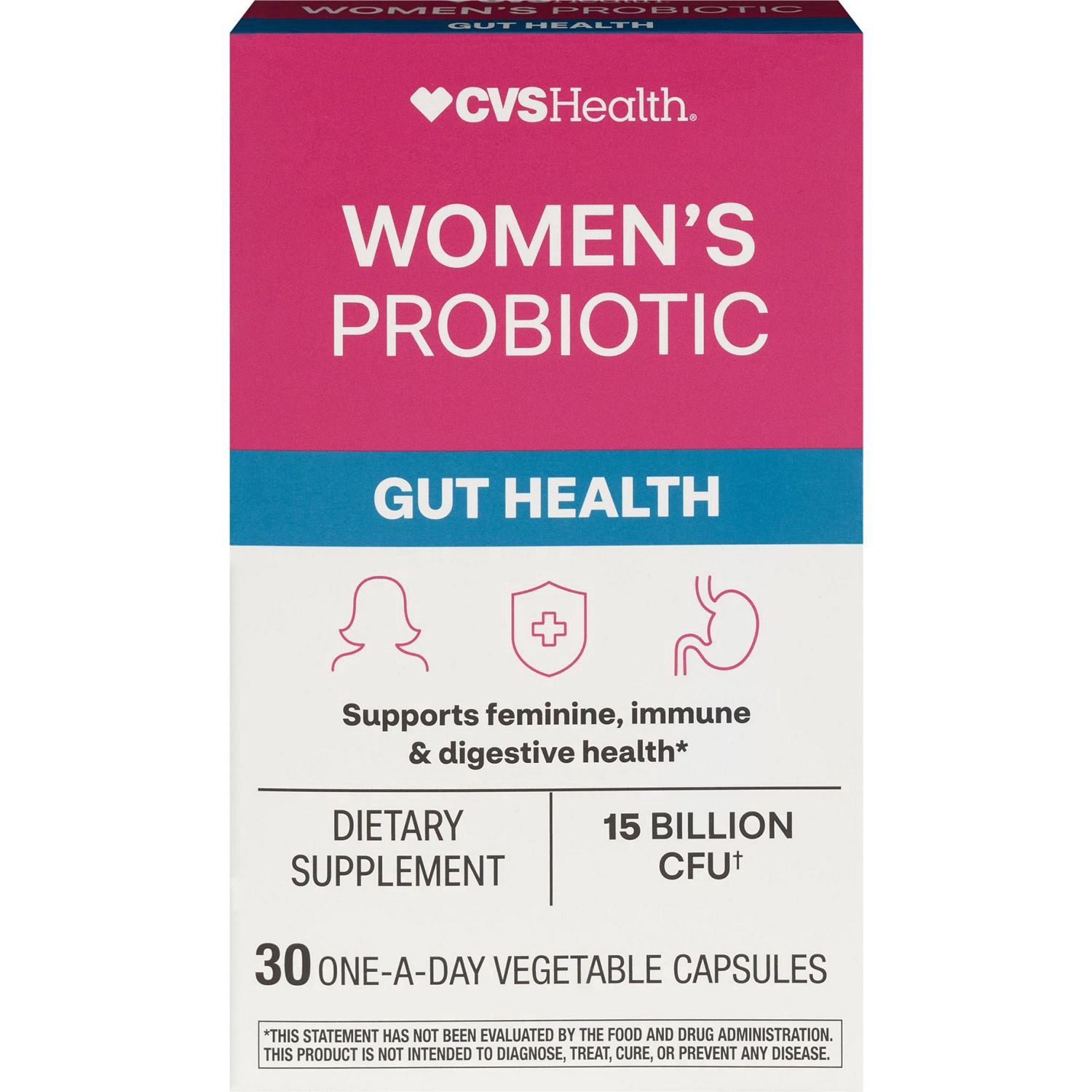 slide 1 of 1, Cvs Health Women's Wellness Probiotic, 30 Ct, 30 ct