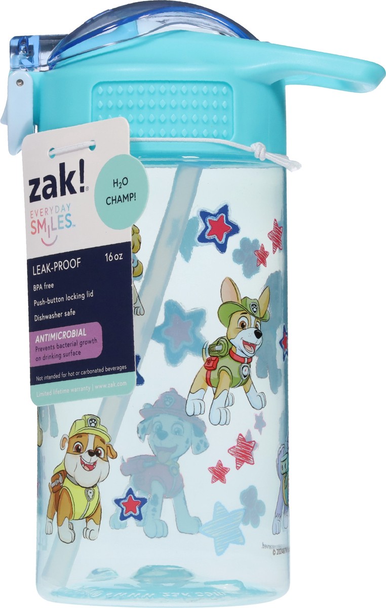 slide 3 of 11, Zak! Designs Everyday Smiles 16 Ounce Leak-Proof Bottle 1 ea, 1 ct
