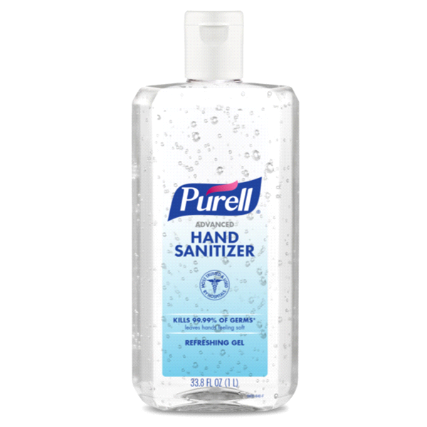 slide 1 of 1, Purell Flip Cap Hand Sanitizer Refreshing, 1 liter