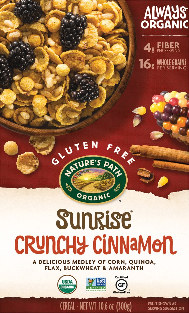 slide 5 of 6, Nature's Path Organic Crunchy Sunrise Cinnamon Cereal 10oz Box, 10.6 oz