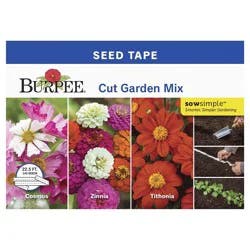Burpee Seed Tape Cut Garden Mix