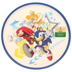 Zak! Designs Designs Planeterra Modern Sonic Plate with Rim - 1 ea