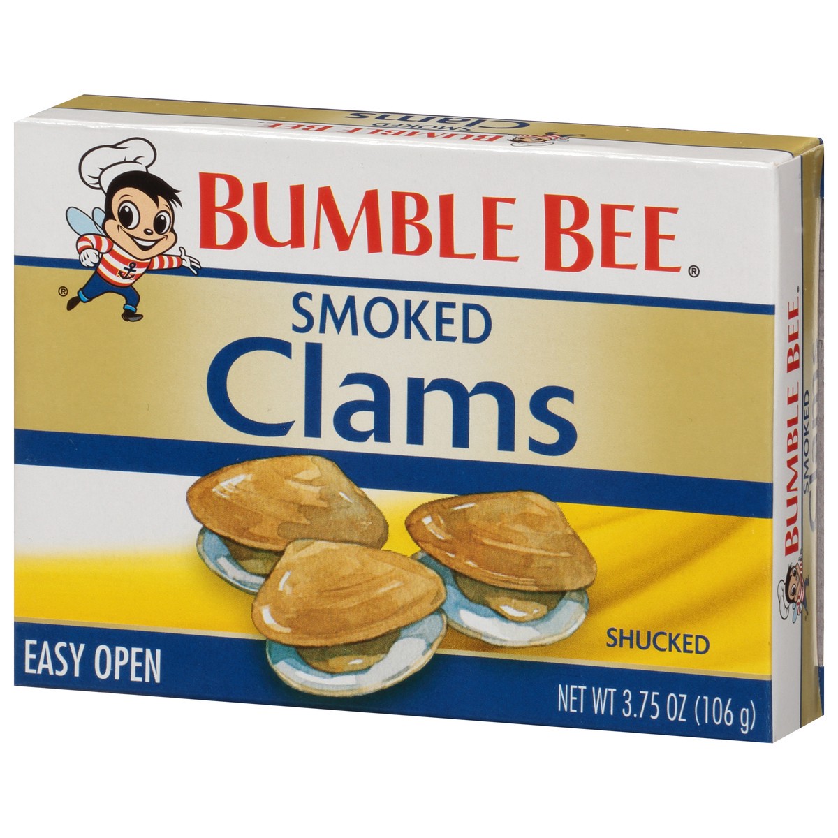 slide 10 of 13, Bumble Bee Shucked Smoked Clams 3.75 oz, 3.75 oz