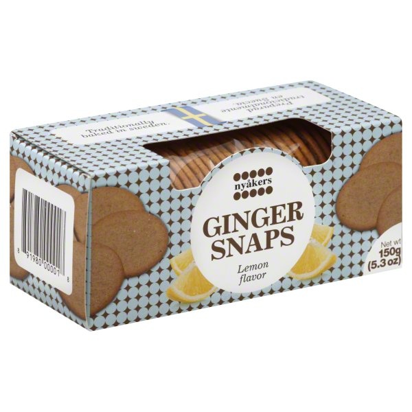 slide 1 of 4, Nyåkers Ginger Snaps 5.3 oz, 5.3 oz