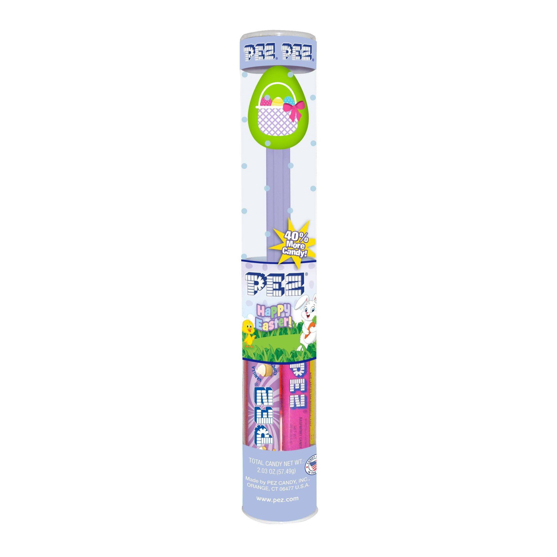 slide 1 of 3, Pez Easter Candy Tube (Styles May Vary), 2.03 oz