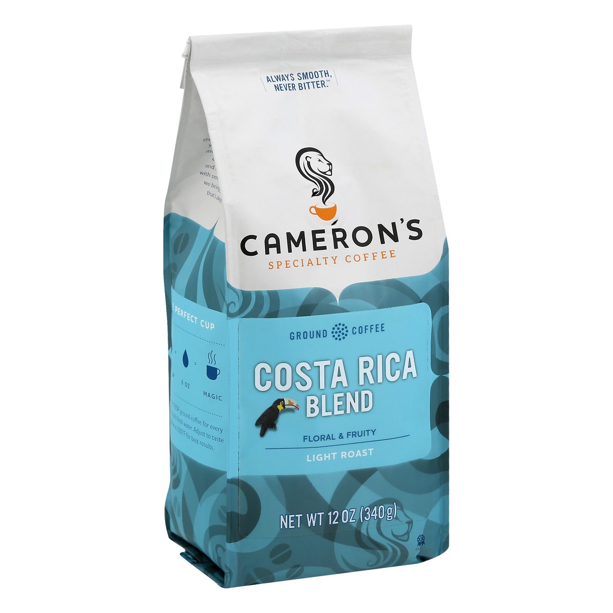 slide 2 of 9, Cameron's Coffee, Ground, Light Roast, Costa Rica Blend, 12 oz