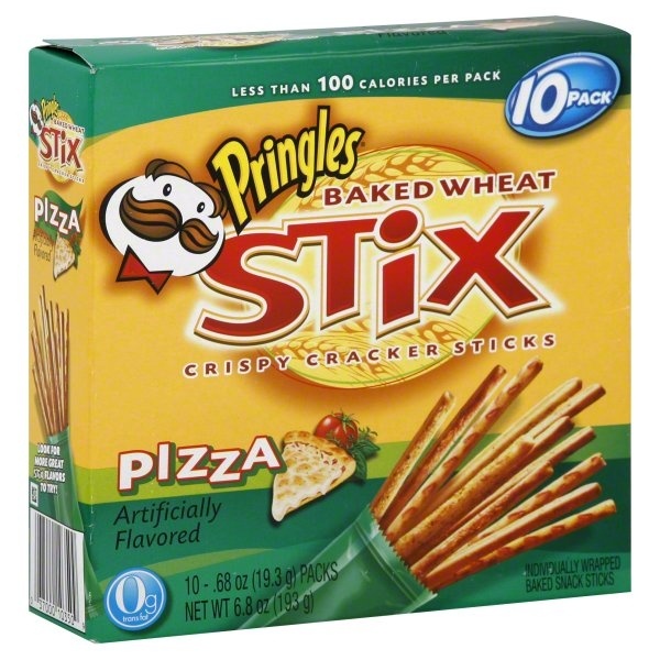 slide 1 of 1, Pringles Stix Pizza, 6.8 oz