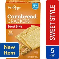 Kroger Crispy Cornbread Crisp Crackers, 5 oz