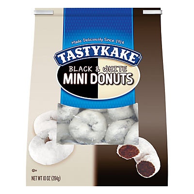 slide 1 of 1, Tastykake Black And White Mini Donuts, 10 oz